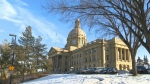 Alberta Legislature building in Edmonton.
