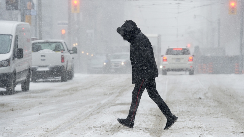 Resulta ng larawan para sa Snow squall hits Toronto, Canada