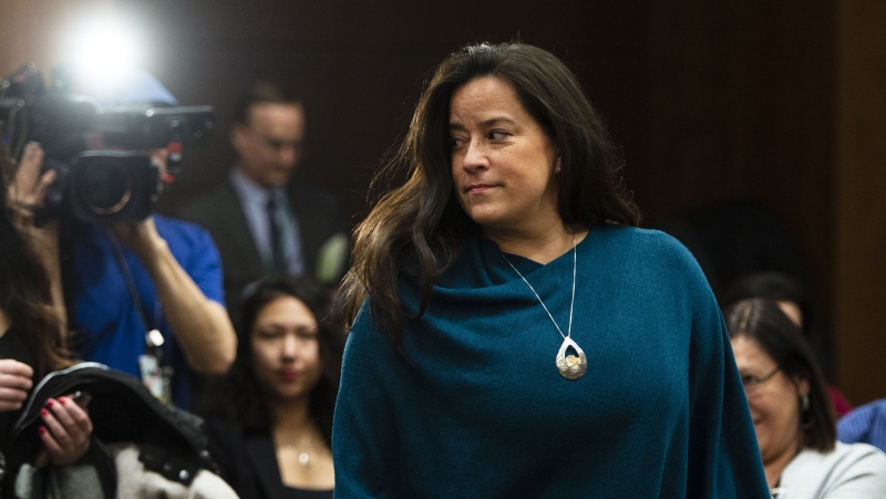 Jody Wilson-Raybould appears at the House of Commons Justice Committee on Parliament Hill in Ottawa on Wednesday, Feb. 27, 2019. (THE CANADIAN PRESS/Sean Kilpatrick)