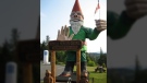 The world's tallest gnome in Nanoose Bay is in danger of being torn down, says the granddaughter of the man who built it. (Facebook)