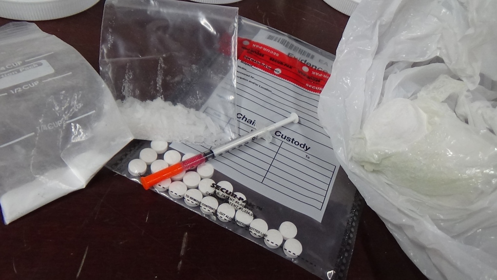 Drugs seized from Kitchener drug raid