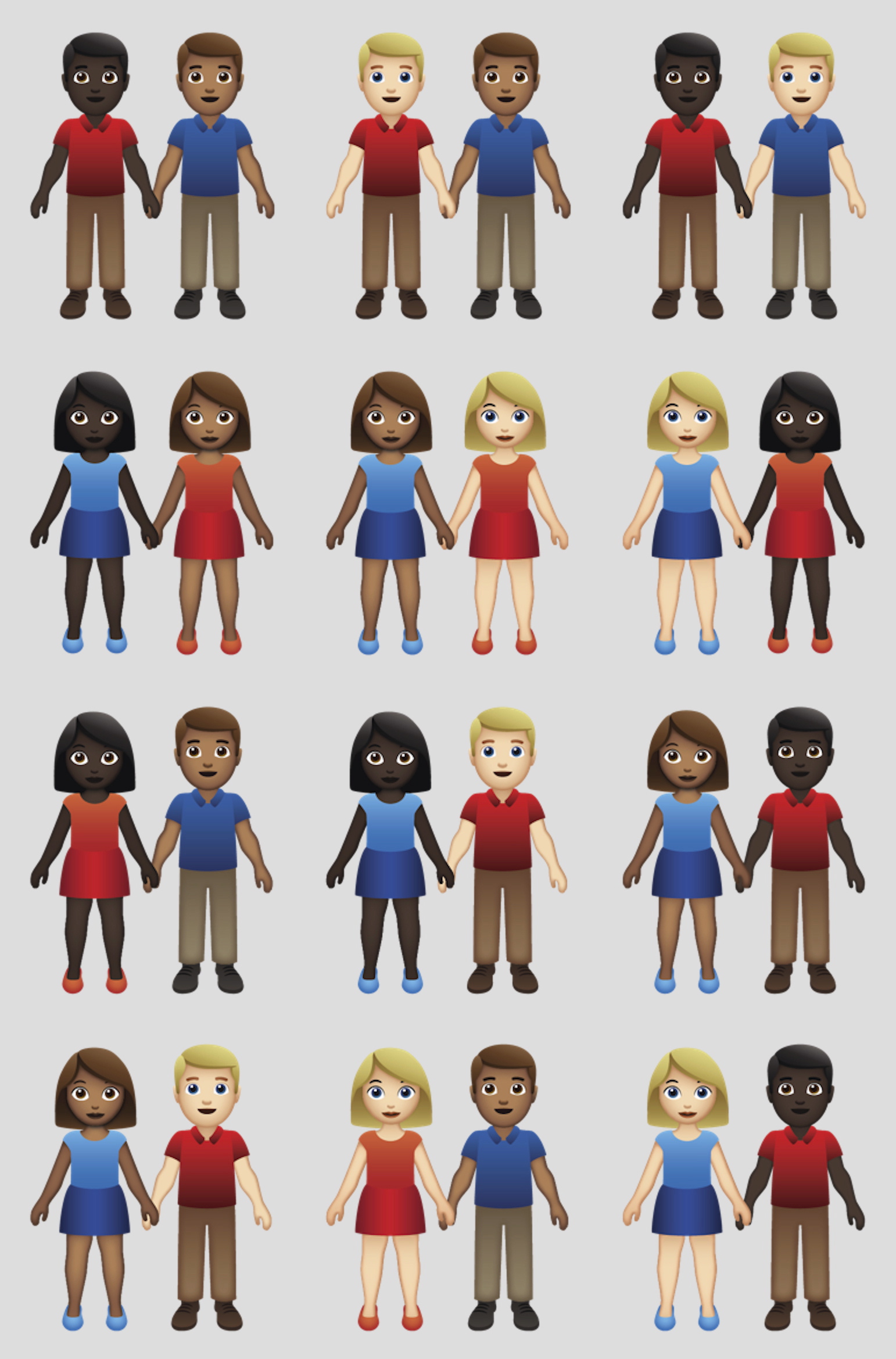 Tinder Swipes Right On Emoji Equality, Demanding Interracial Couple Representation