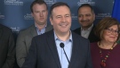 Jason Kenney, during a policy announcement on Thursday, made some comments that some critics say implied that he and the UCP don't think female politicians are as skilled as men.
