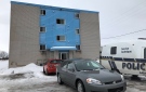 Gatineau Police are investigating after a body was found in an apartment building damaged by fire March 11, 2019. (Leah Larocque)