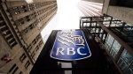 A Royal Bank of Canada sign is shown in the financial district in Toronto on Tuesday, August 22, 2017. THE CANADIAN PRESS/Nathan Denette