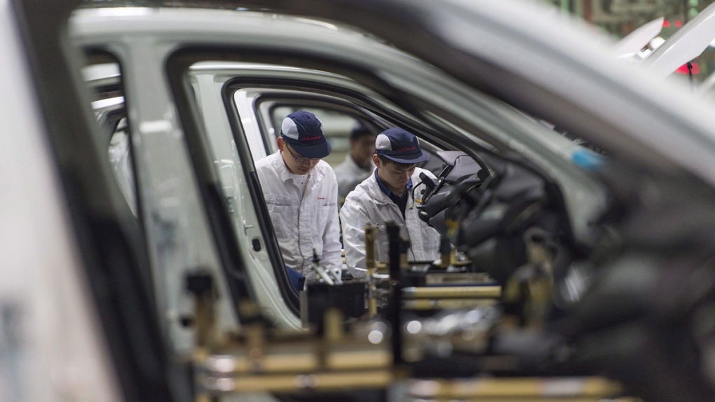 Dongfeng Honda automotive plant in Wuhan, China