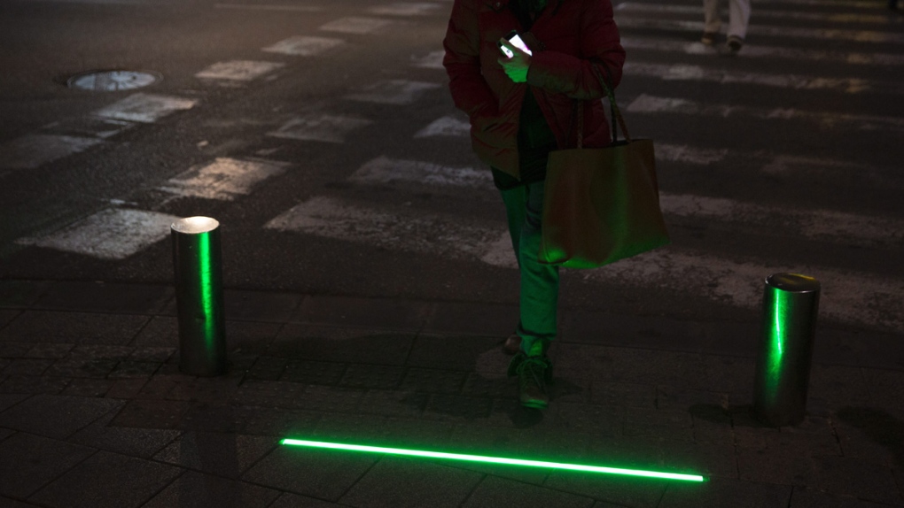 'Zombie lights' in Tel Aviv, Israel
