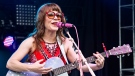 This July 14, 2018 file photo shows Jenny Lewis performing at the Forecastle Music Festival in Louisville, Ky. Lewis' latest album, "On the Line" will be released on Friday. (Photo by Amy Harris/Invision/AP)