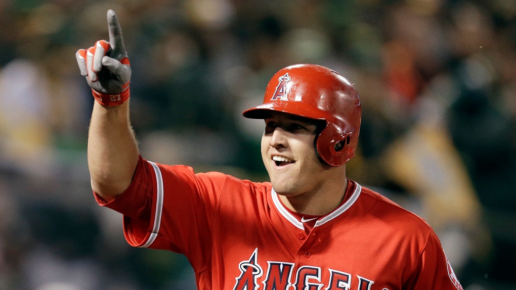 Los Angeles Angels' Mike Trout 