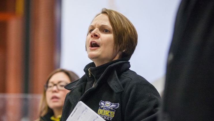 Lancer women's hockey head coach Deanna Iwanicka, pictured here in this University of Windsor photo. (Courtesy: University of Windsor Lancers)