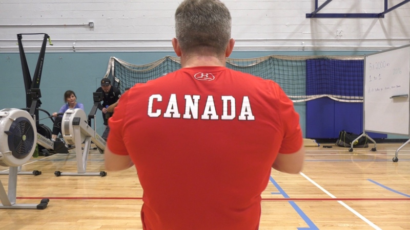 Team Canada athletes are preparing for the Warrior Games this week in a training camp at CFB Esquimalt. March 26, 2019. (CTV Vancouver Island)