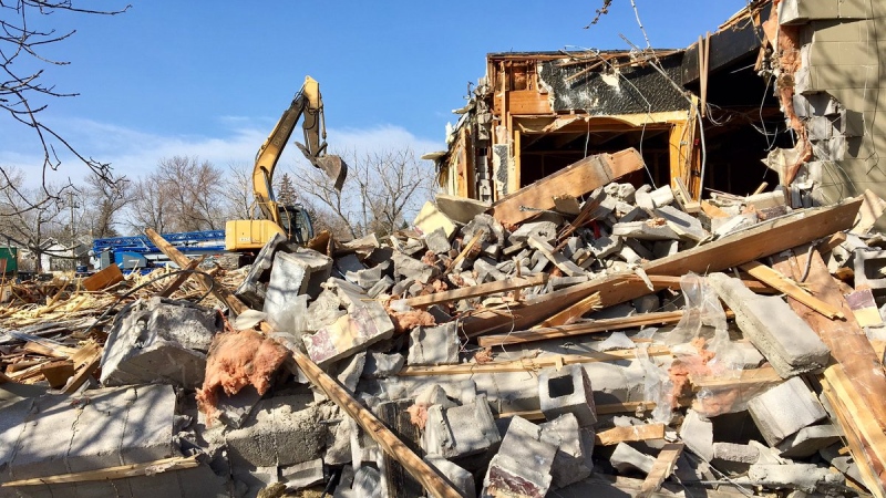 After 46 years the Pump Roadhouse was torn down. 