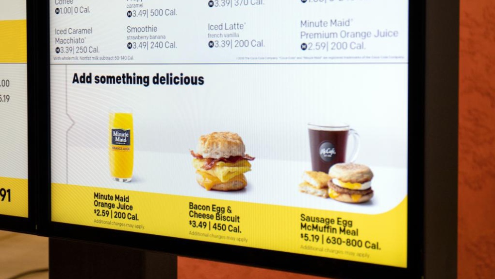 McDonald's smart menus