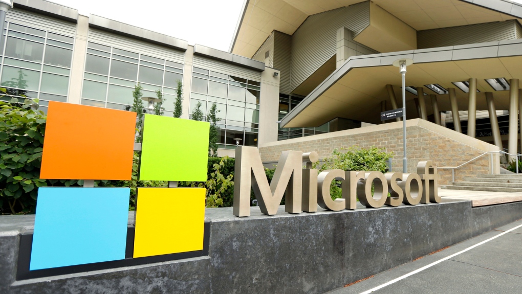 Microsoft Corp. signage