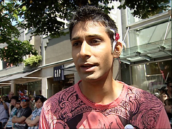 Ontario born gay rights activist Jeremy Dias is one of the 2009 Gay Pride Parade grand marshals. August 2, 2009. (CTV)