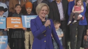 Rachel Notley's camp says the NDP leader is still considering attending the leaders' debate on April 4, 2019.