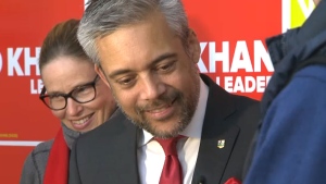 Alberta Liberal leader David Khan released his party's health care plan on Sunday.