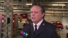 Deputy Fire Chief Brian Brian McLaughlin speaks in London, Ont. in this undated file photo.