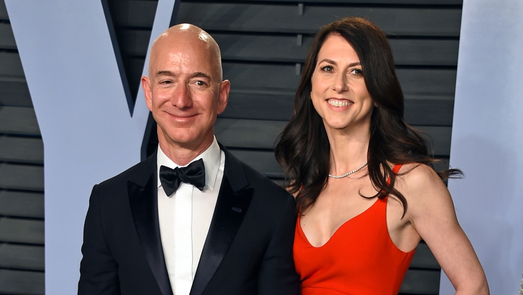 Jeff Bezos and wife MacKenzie Bezos