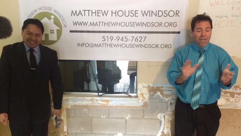 The former ALPHA House in Forest Glade will become the new location of the Matthew House Refugee Welcome Centre in Windsor, Ont., on Thursday, April 4, 2019. (Stefanie Masotti / CTV Windsor)