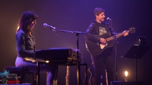 Moon vs Sun, the first-time collaboration between couple Chantal Kreviazuk and Our Lady Peace frontman Raine Maida, came to the McPherson Playhouse in Victoria as part of a cross-Canada tour. April 8, 2019. (Adam Lee/Victoria Music Scene)