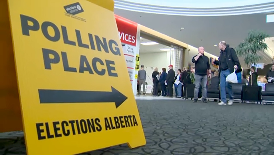 Calgary advance polling station