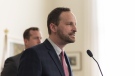 Opposition NDP Leader Ryan Meili speaks during a morning press conference at the legislature in Regina on March 20, 2019. (THE CANADIAN PRESS/Michael Bell)