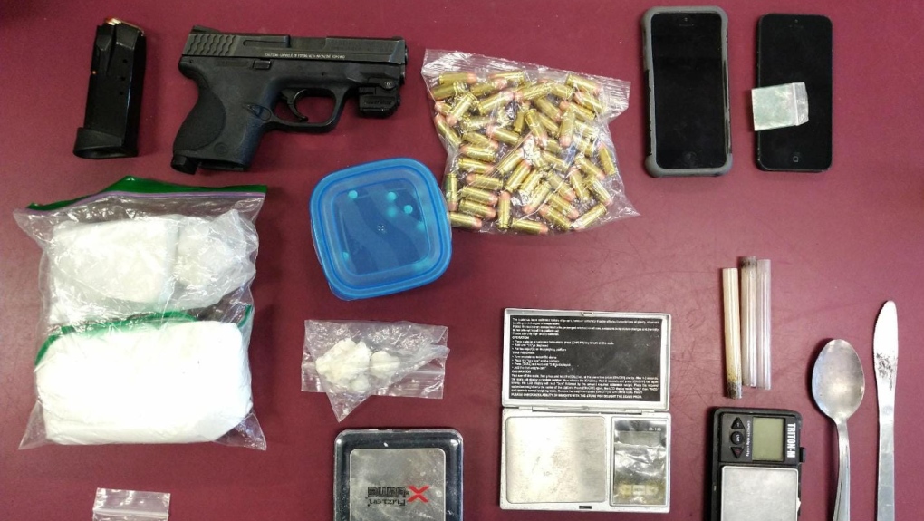North Bay OPP seized a gun and drugs Wednesday