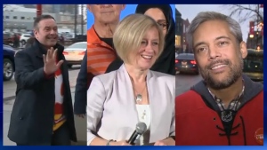 Party leaders Jason Kenny, Rachel Notley, and David Khan have all expressed their support for the Calgary Flames in the 2019 Stanley Cup Playoffs