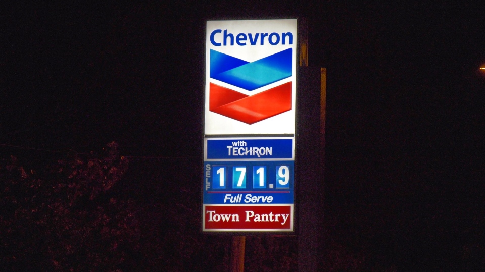Gas price in Vancouver
