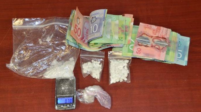 Chatham-Kent police seized drugs and money on Tuesday, April 16, 2019. (Courtesy Chatham-Kent police)