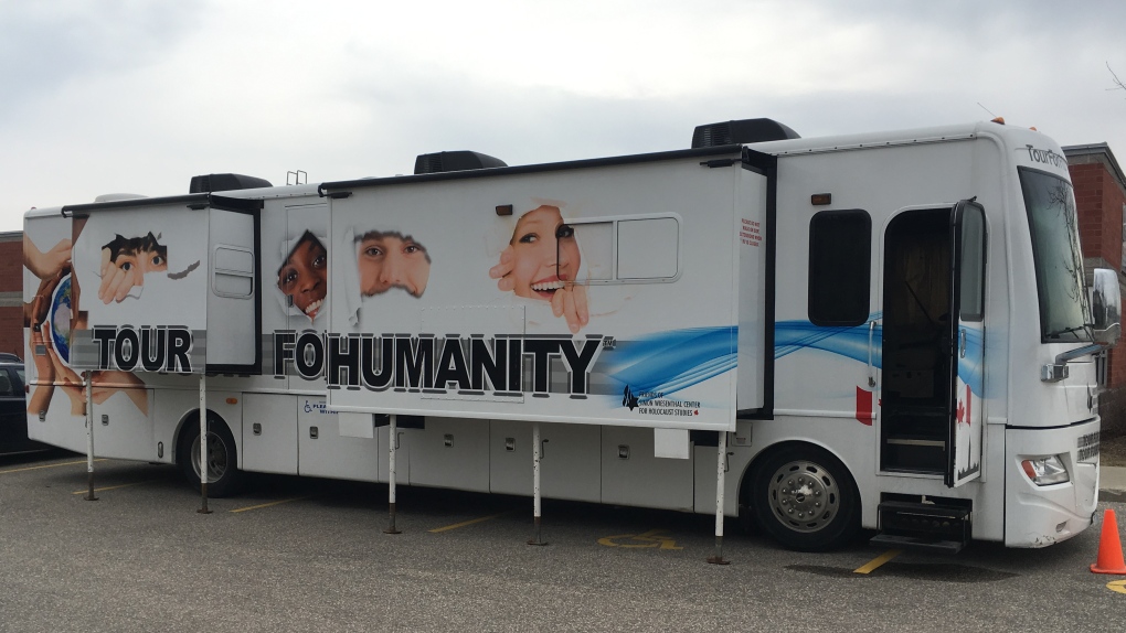 The Tour for Humanity bus