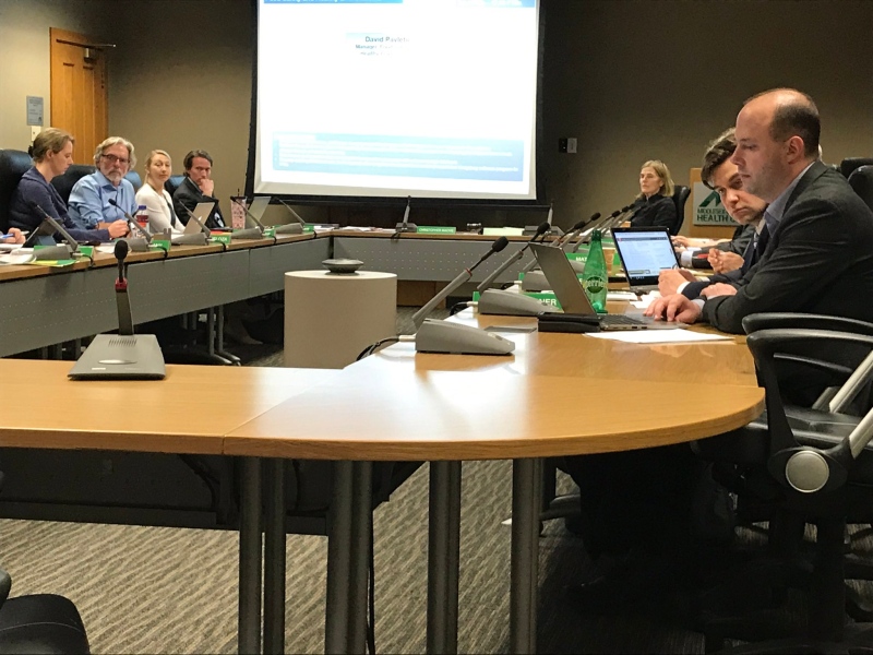 Middlesex-London Health Unit board members received a report on Thursday, April 18, 2019 on hiring slow downs following the Ontario government's plan to eliminate more than two dozen health units across the province.
(Sean Irvine / CTV London)
