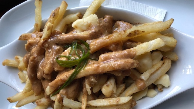 Sooke's 17 Mile House Pub also offers a Maple Leafs Poutine, described as a 'cold, overpriced dish, served with under-performing gravy, ice-cold fries, and a side of disappointment.' (Ken Whitaker)