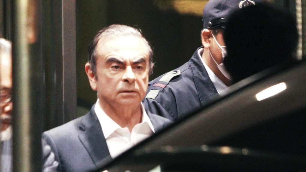 Carlos Ghosn leaves the Tokyo Detention Centre