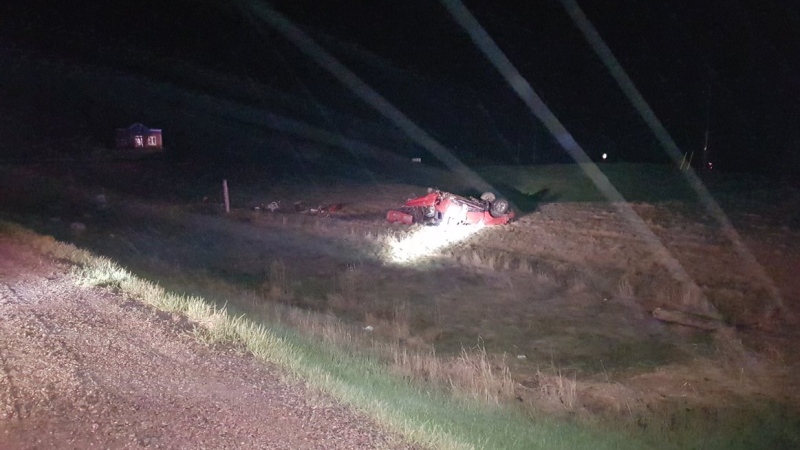Provincial Police provided this photo of the crash on Highway 54 on Friday April 26, 2019. 