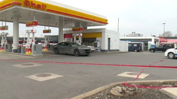 Shell station, lasalle