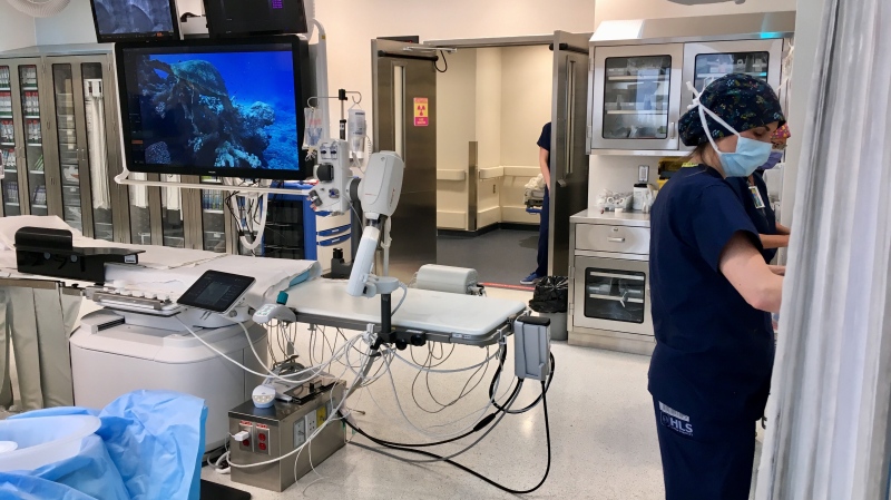 The cardiac care unit at Royal Victoria Regional Health Centre in Barrie on Wed., May 1, 2019 (CTV News/KC Colby)