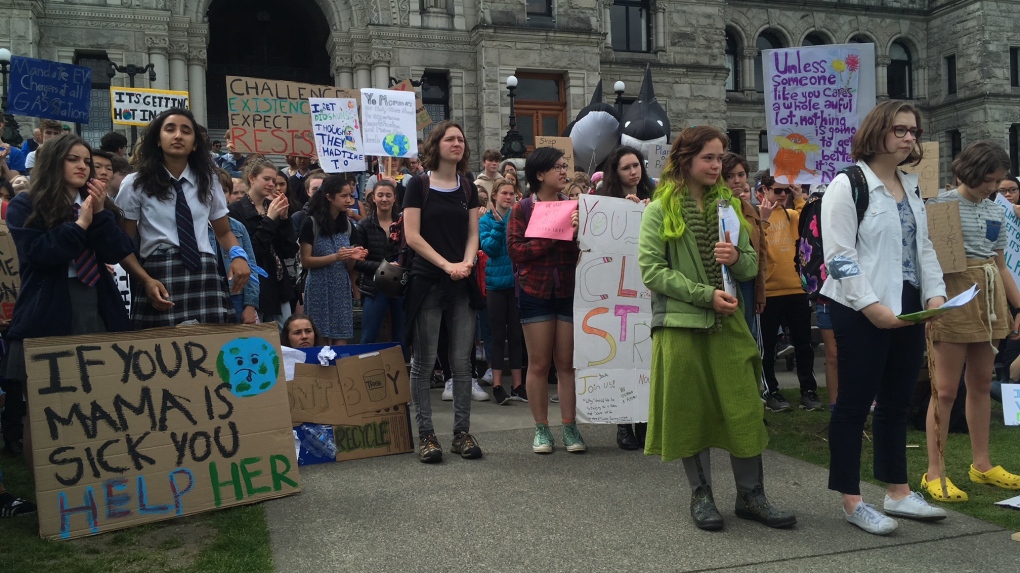 Demonstration at B.C. legislature