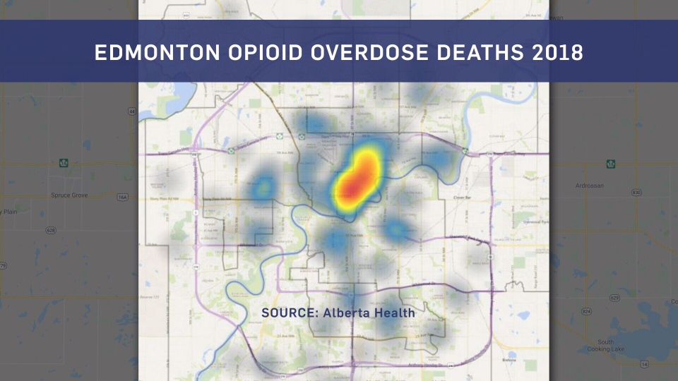 Edmonton opioid deaths 2018 