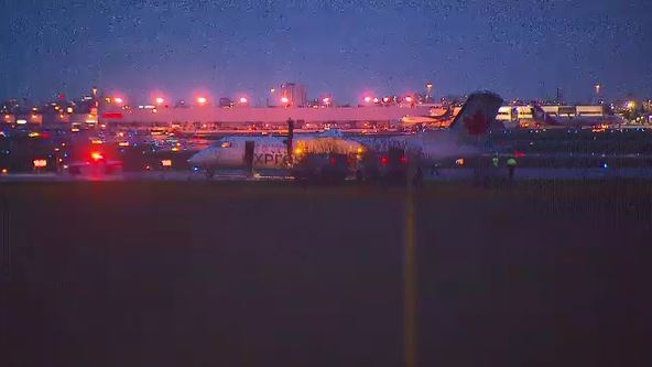 Passengers evacuated Air Canada Jazz plane at Toronto's Pearson Airport