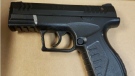 Windsor police say a pellet gun was seized. (Courtesy Windsor police) 