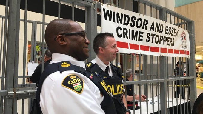 Windsor & Essex County Crime Stoppers hold its annual 'Bail or Jail' fundraiser at Devonshire Mall on May 9, 2019. (Ricardo Veneza/CTV Windsor)