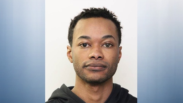 Emmanuel Kwame Amponsah, 25, is accused of assaulting a woman with a weapon in a west Edmonton home Monday night. (EPS)
