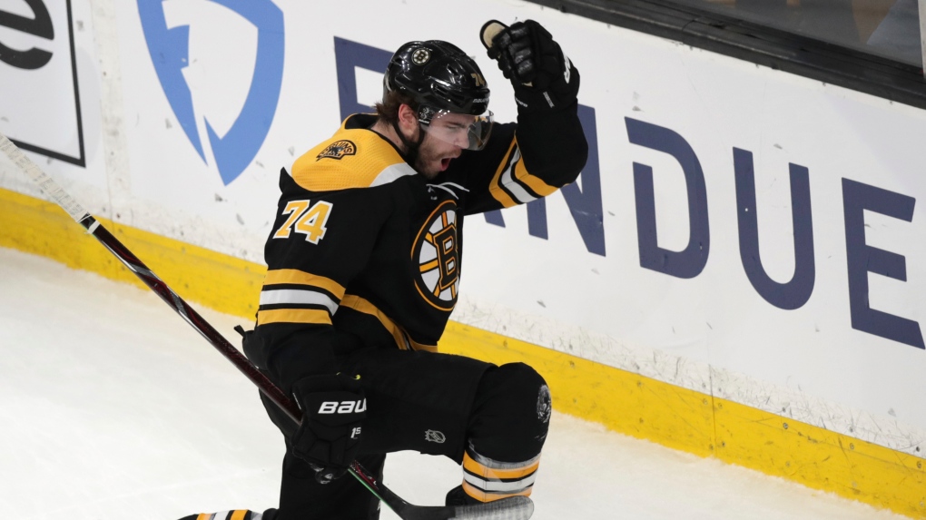 Boston Bruins' Jake DeBrusk