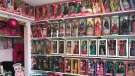 Andrea Katelnikoff added a second level to her home to make room for her huge Barbie doll collection. (Stephanie Villella / CTV Saskatoon)