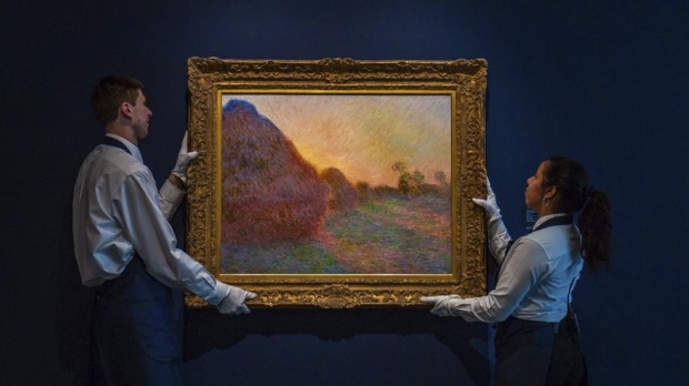 Claude Monet’s 1890 work ‘Mueles’ painting sold for record breaking $110.7 million at Sotheby’s auction