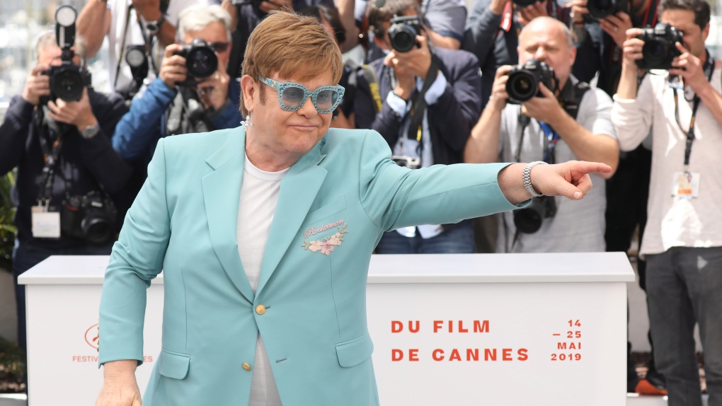 Singer Elton John Cannes