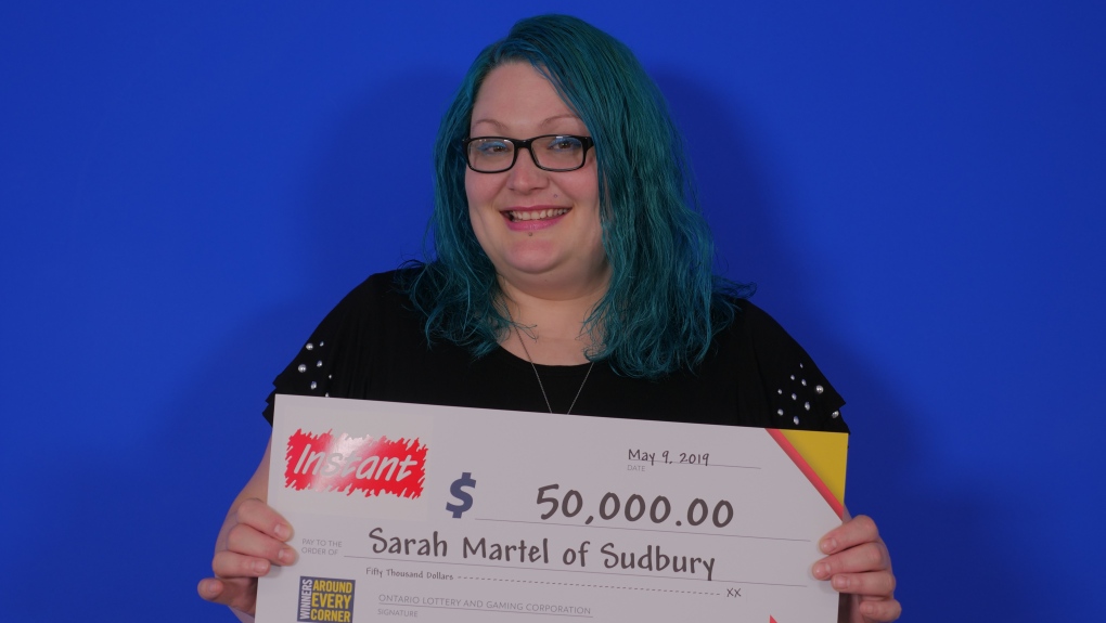 Sarah Martel, 37, of Sudbury wins $50,000