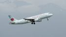 A Air Canada plane takes off from Vancouver International Airport in Richmond, B.C., Monday, May 13, 2019. THE CANADIAN PRESS/Jonathan Hayward